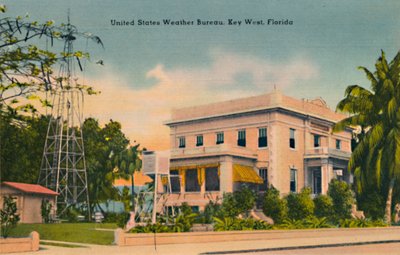 United States Weather Bureau, Key West, Florida, c1940