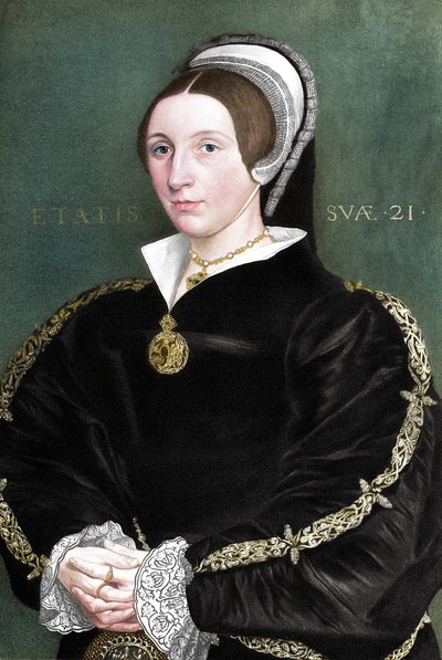 Ukendt kvinde, der tidligere menes at være Catherine Howard, 1902 af Unbekannt