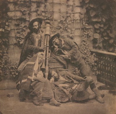 Uden titel Pifferari, ca. 1851-1855. af Unbekannt