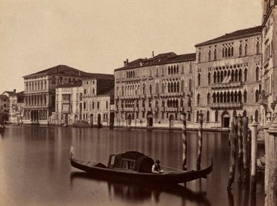 Uden titel venetiansk gondol, slutningen af det 19. århundrede. af Unbekannt