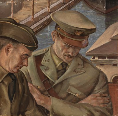 Uden titel vægmaleristudie, ca. 1933-1943. af Unbekannt