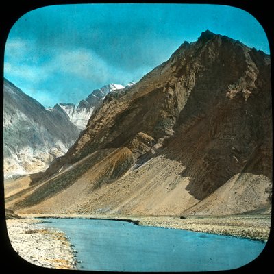 Øvre løb af Indus-floden, Kashmir, Indien, slutningen af det 19. eller begyndelsen af det 20. århundrede af Unbekannt