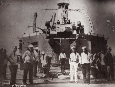 Opstand på slagskibet Potemkin, Constanta, Rumænien, 1905 af Unbekannt