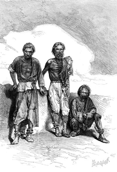 Vagrant Convicts, Kina, c1890 af Unbekannt