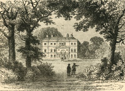 Vane House, i 1800, c1876. af Unbekannt