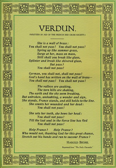 Verdun, 1916 von Unbekannt