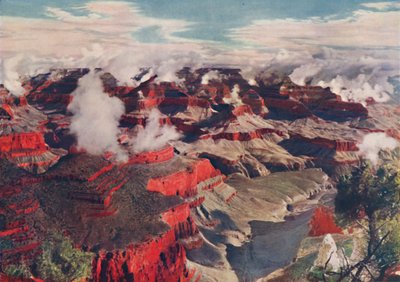 Vermilion klipper og enorme dybder af et enestående eventyrland, c1935 af Unbekannt