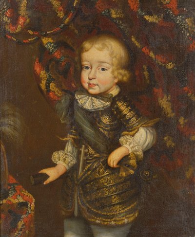 Victor Amadeus I 1587-1637, hertug af Savoyen, som spæd, 1600-tallet. af Unbekannt