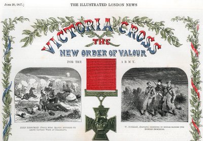 Victoria Cross, britisk pris for tapperhed, 1857 af Unbekannt