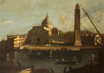 Udsigt over Venedig - Kirken Il Redentore, 1700-1800. af Unbekannt