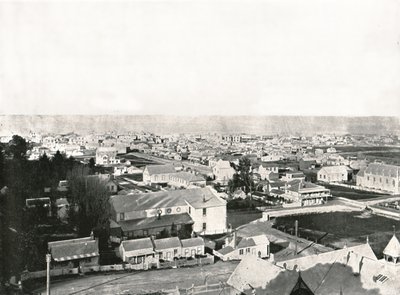 Udsigt fra Milton Road, Napier, New Zealand, 1895. af Unbekannt