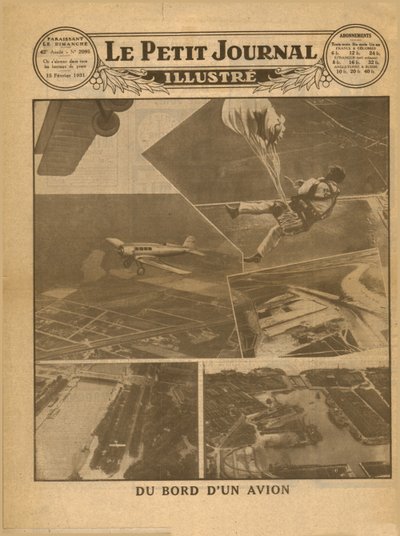 Udsigt fra ombord på et fly, 1931. af Unbekannt