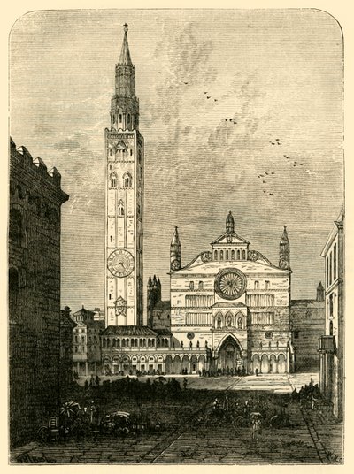Udsigt i Cremona, 1890. af Unbekannt