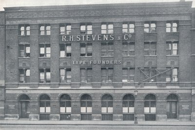 Udsigt over Foundry, Southwark Street, 1909. af Unbekannt