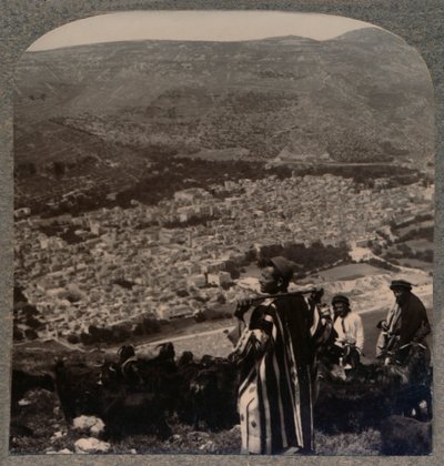 Udsigt over Nablus, c1900 af Unbekannt