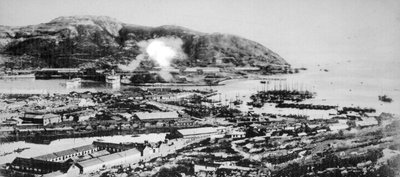 Udsigt over Port Arthur, Manchuriet, 1904. af Unbekannt