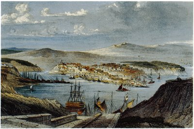 Udsigt over Sevastopol, ca. 1850 af Unbekannt