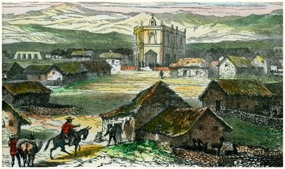 Udsigt over Tiahuanaco, nær Titicaca-søen, Bolivia, c1880 af Unbekannt