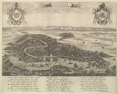 Udsigt over Venedig, midten af det 17. århundrede. af Unbekannt