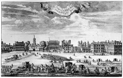 Blick auf Whitehall vom St. James