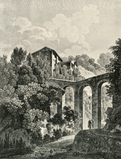 Udsigt over akvædukten, nær Alhambra, 1800-tallet, 1907. af Unbekannt