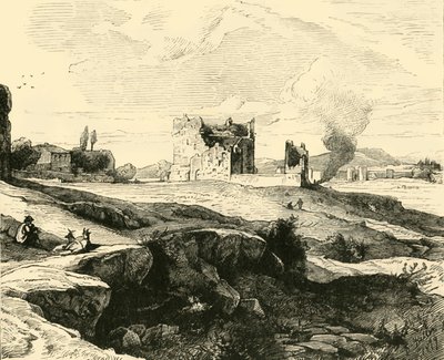 Udsigt over Campagna fra Via Appia, 1890. af Unbekannt