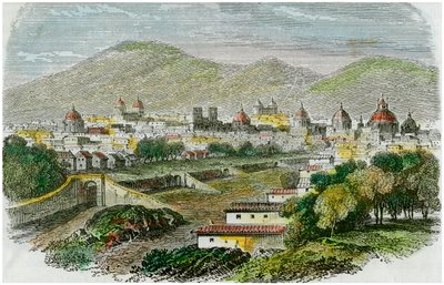 Udsigt over byen Cuzco, Peru, c1875 af Unbekannt