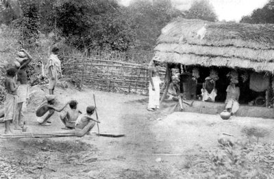 Landsby udstødte shopping i det sydlige Indien, 1926 af Unbekannt