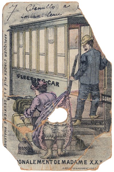 Vintage fransk postkort, c1900 af Unbekannt
