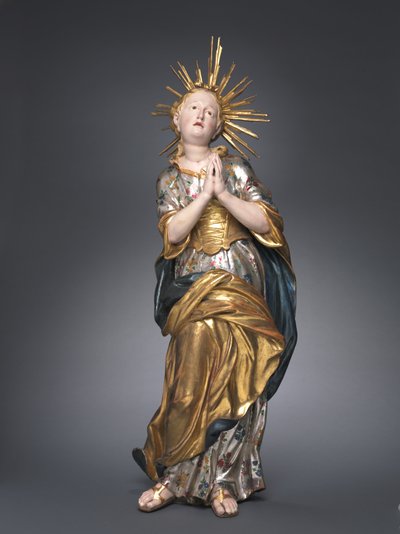 Jomfru Maria som barn, 1750-1775. af Unbekannt