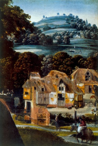 Jomfru og barn, detalje, 1500-tallet af Unbekannt