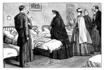 Besøg af dronning Victoria på Netley Hospital, Hampshire, c1860