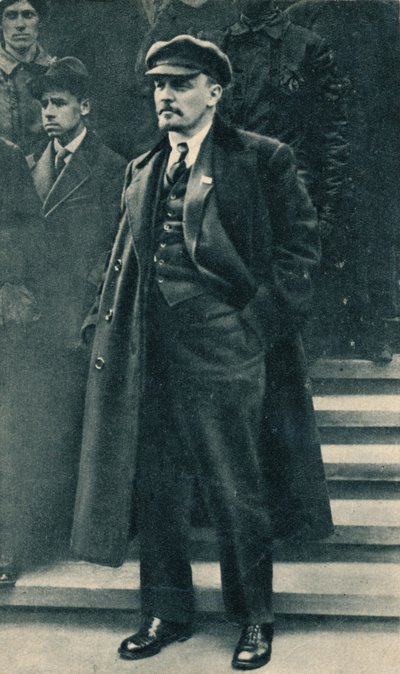Vladimir Ilich Lenin, russisk bolsjevikleder, Moskva, Rusland, 1. maj, 1919 af Unbekannt