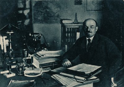 Vladimir Ilich Lenin, russisk bolsjevikleder, Moskva, Rusland, 7. oktober, 1922 af Unbekannt