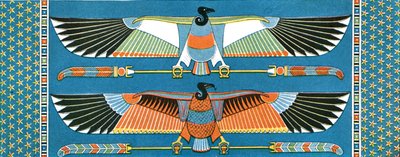 Grib loftdekorationer, Philae, Egypten, 1928. af Unbekannt