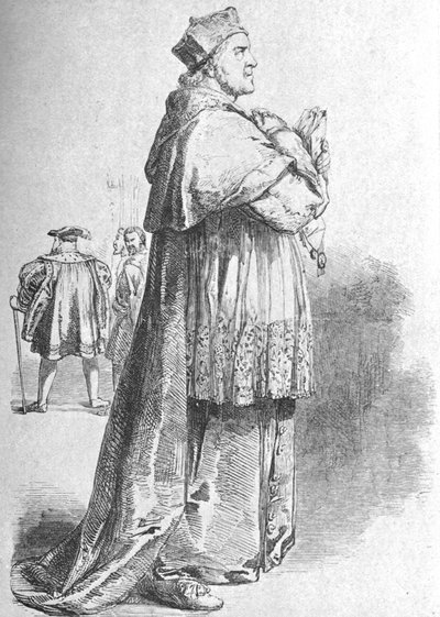 W. Macready som kardinal Wolsey, midten af det 19. århundrede, 1901. af Unbekannt