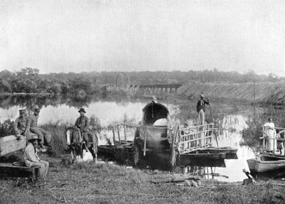 Venter ved færgen, Paraguay, 1911 af Unbekannt