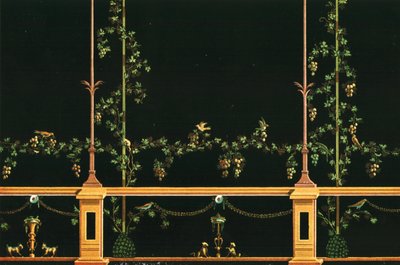 Vægdekoration, Pompeji, Italien, 1928. af Unbekannt