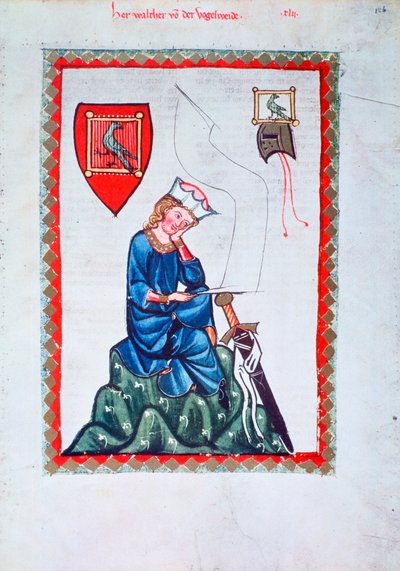 Walther von der Vogelweide, 1304-1340 af Unbekannt