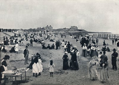 Walton-on-the-Naze - Scene på stranden, 1895 af Unbekannt