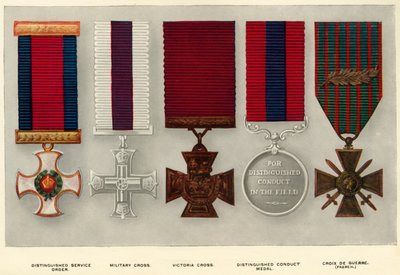 Krigsdekorationer, 1919. af Unbekannt