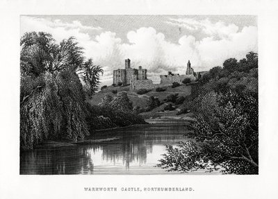 Warkworth Castle, Northumberland, 1896 af Unbekannt