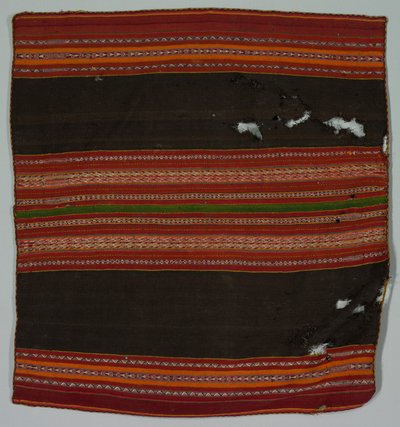 Warp mønstret stof, slutningen af 1800-tallet. af Unbekannt