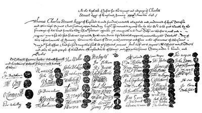 Ordre for henrettelse af kong Charles, 1648, 1909 af Unbekannt