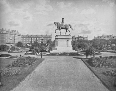 Washington Statue, Public Garden, Boston, c1897. af Unbekannt