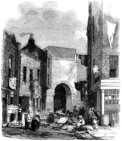Vandtank i St Giless in the Fields, London, 1858 af Unbekannt
