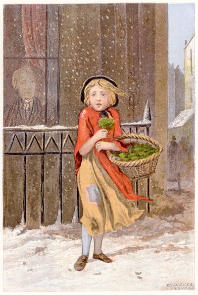 Brøndkarse sælger, c1880 af Unbekannt