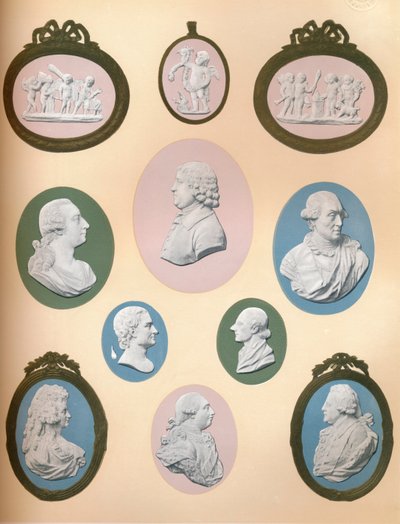 Wedgwood-portrætmedaljoner i besiddelse af Mr. Stoner & Evans, 1919 af Unbekannt