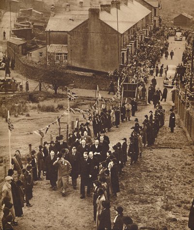 Velkommen til Monmouthshire - King Edward ved Abertillery, november 1936 1937. af Unbekannt