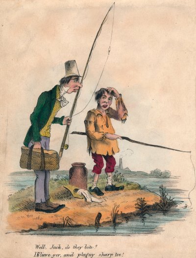 Nå, Jack bider de Iblieve yer og plager også skarpt!, begyndelsen af det 19. århundrede. af Unbekannt